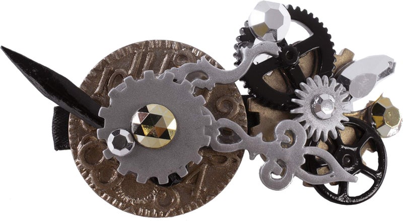 Forum Novelties Unisex-Adults Steampunk Barrette, Multi, One Size